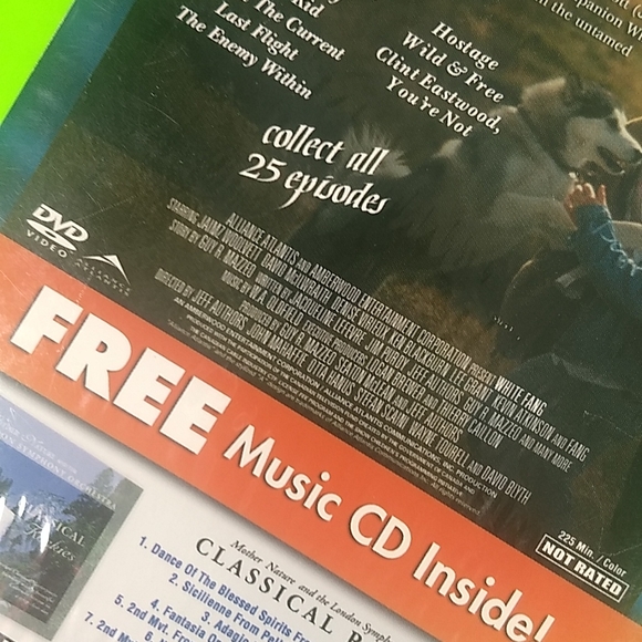 White Fang DVDs and Bonus CD, Factory Sealed box set - Picture 5 of 8